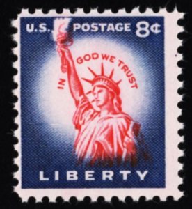 US 1041B MNH VF 8 Cent Statue of Liberty