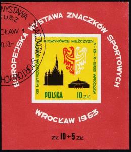 Poland. 1963 Miniature Sheet. S.G.MS1410a Fine Used