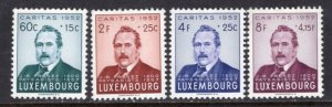 Luxembourg 1952 J.B. Fresez Charity Set Mint NH #B170-173
