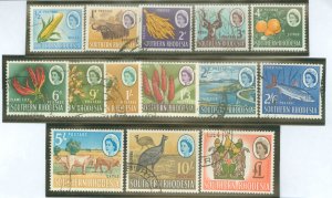 Southern Rhodesia #95-108 Used Single (Complete Set) (Wildlife)
