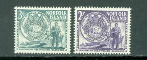 NORFOLK SEAL #19-20...SET...MNH...$4.00