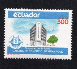 Ecuador 1989 300s Chamber of Commerce, Scott 1209 MNH, value = $2.50