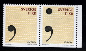 SWEDEN Scott 2586 MNH** Europa 2008 pair