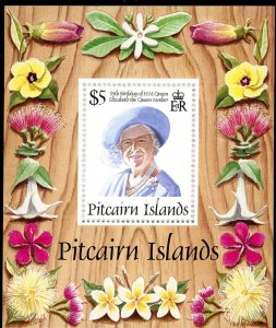 PITCAIRN ISLAND-XF NH 1995 Queen Mother 95th Birthday!! Very Nice Souvenir Sheet