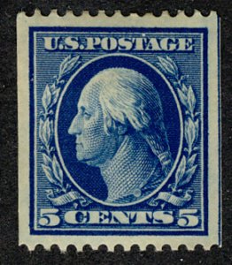 US #351 SCV $350.00 XF-SUPERB mint hinged, a super well centered stamp, fresh...