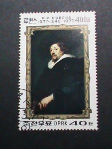 KOREA STAMP-1978 SC#1681 400TH ANNIVERSARY OF RUBEN-THE PAINTER CTO STAMP  VF