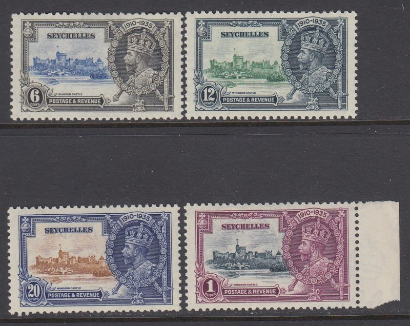 Seychelles 1935 Silver Jubilee Set - MNH (Scott 118-121)