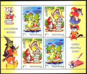 Romania 2010 Europa CEPT Children Books S/S MNH