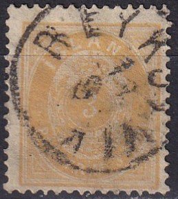 Iceland #15 F-VF Used  CV $30.00 (Z8156)