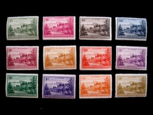 NORFOLK ISLAND - SCOTT# 1-12 - CS - MH - CAT VAL $12.90