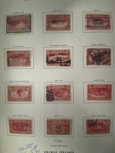 US Stamps - SC# Q1 - Q12 - Used - SCV = $183.60