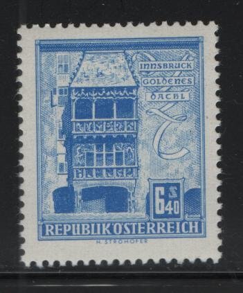 AUSTRIA, 629A, MNH, 1957-61, Golden roof