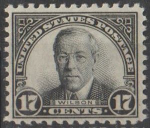 U.S. Scott #697 Wilson Stamp - Mint NH Single