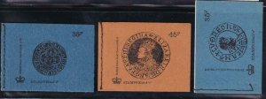 GB BK # 141-142 VF-MNH  3 DIFFERENT COVERS BOOKLETS PO FRESH CAT VALUE $16+