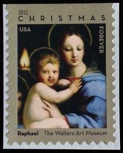 2011 44c Raphael Madonna & Child Scott 4570 Mint F/VF NH