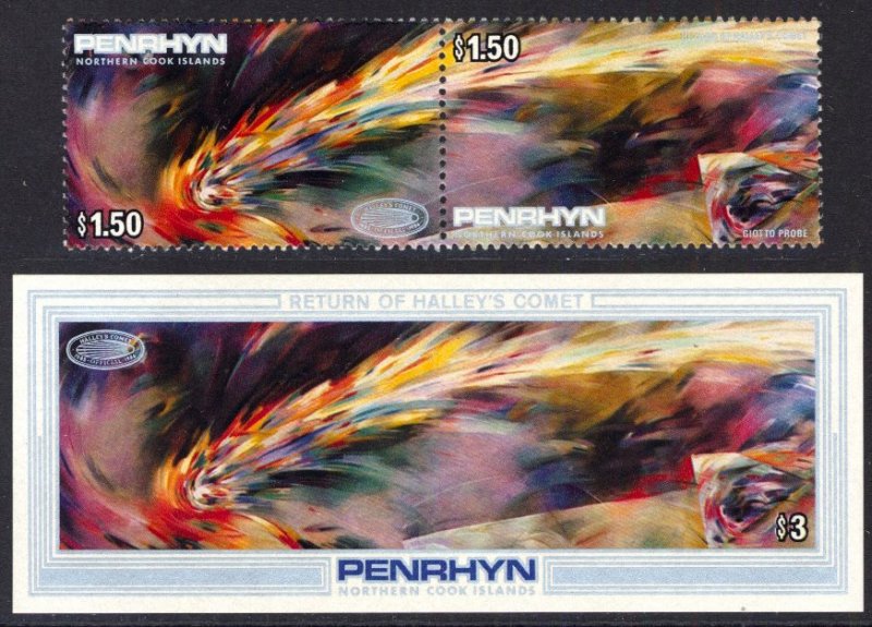Penrhyn 1986 Scott #334-336 Mint Never Hinged