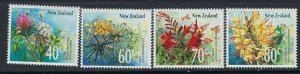 New Zealand 942-45 MNH 1989 Flowers (ak2286)