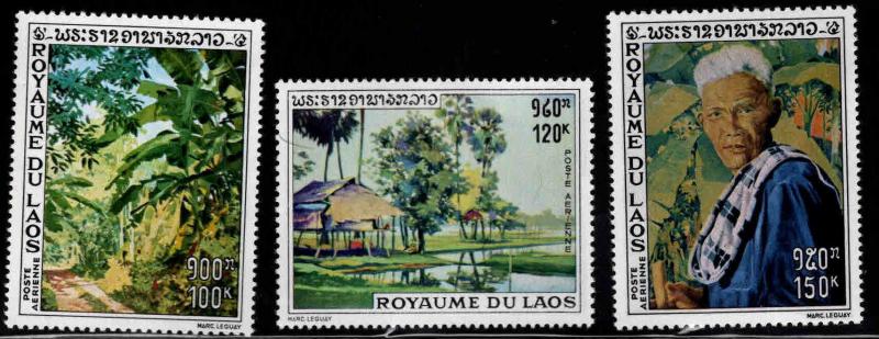 LAOS Scott C72-C74 MNH** stamp set