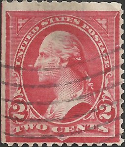 # 279bd Used Unknown Dot By Mouth Orange Red George Washington