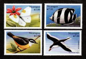 Nicaragua # 2263-2266 Mint Wildlife!