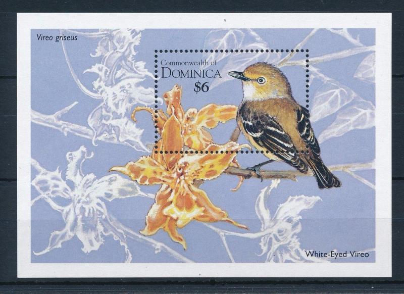 [29676] Dominica 1995 Birds Vögel Oiseaux Ucelli  MNH Sheet