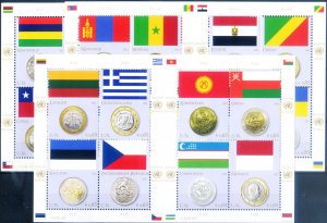 3 Offices. 2011 Flags and Coins.