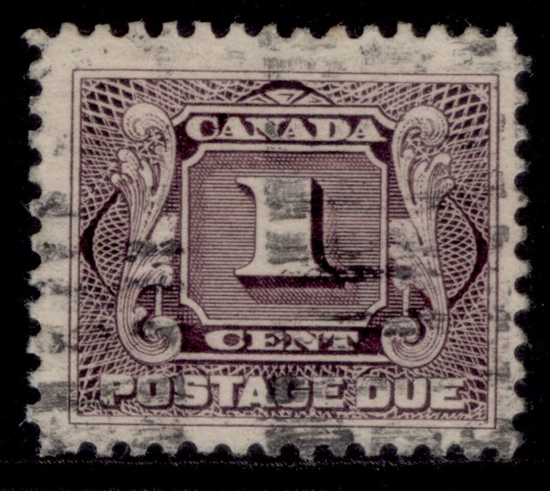 CANADA EDVII SG D2, 1c red-violet, FINE USED.