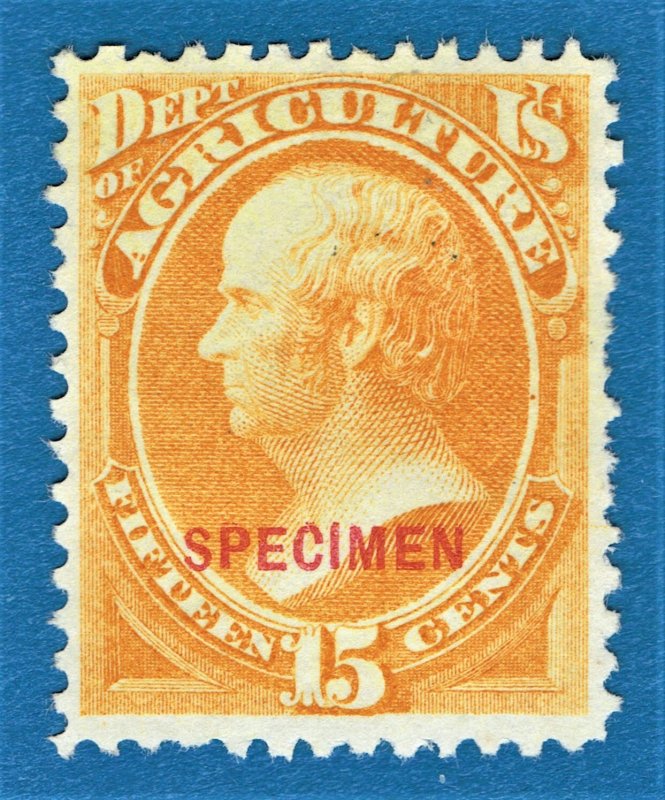 [sto124] 1875 Scott#O7S MNGAI Official  *Specimen* Cat.val:$400