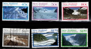 New Zealand Scott 1104-1109 Used Glacier stamp set