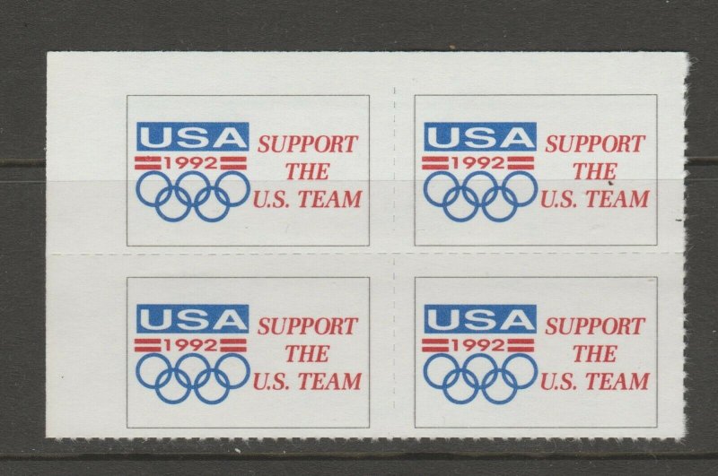 USA Barcelona Spain 1992 Olympics Fund Raiser 11-5 - mnh gum blk 4