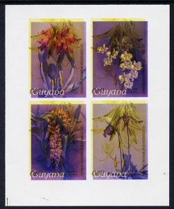 Guyana 1985-89 Orchids Series 2 Plate 46, 55, 57 & 81...