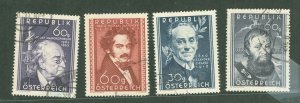 Austria #568-71 Used Single (Complete Set)