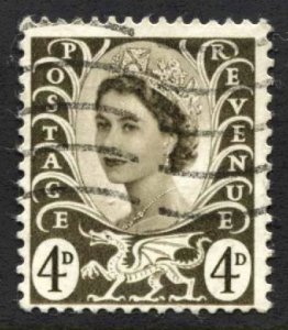 STAMP STATION PERTH Wales #9 QEII Definitive Used 1967-1969