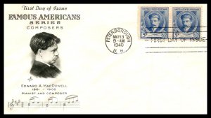 #882 Edward MacDowell – Artcraft Cachet