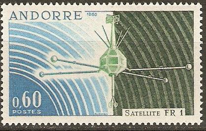 Andorra (French) 171 Mi 197 MLH VF 1966 SCV $2.10