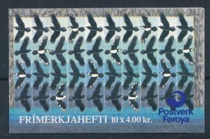 Faroe Islands 1995 #288a MNH. Birds, booklet