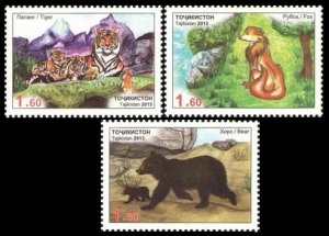 2013 Tajikistan  636-638 Fauna 6,00 €