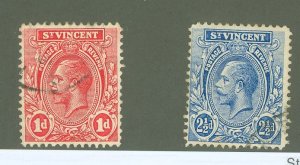 St. Vincent #105/107 Used Multiple