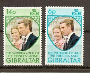Gibraltar 305-306 MNH