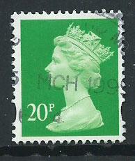 GB Machin 20p QE II  SG Y1685 Fine Used