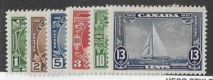 Canada Sc #211-216  set of 6 OG VF