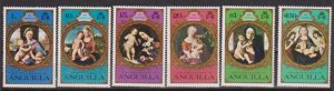 1975 Anguilla Scott 223-228 Christmas MNH