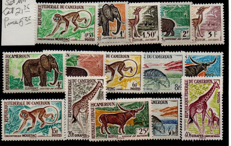 Cameroun 358-72 Set Mint Hi nged