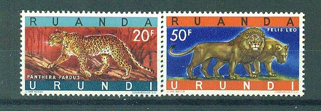 Ruanda - Urundi sc# 137-150 mh cat value $5.80