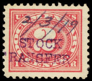 U.S. REV. STOCK TRANSFER RD2(var)  Used (ID # 116419)