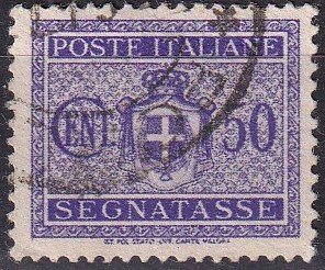 Italy #J58 F-VF Used CV $7.00   (Z9231)