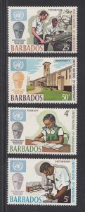 Barbados Scott #344-347 MH