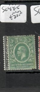 EAST AFRICA  & UGANDA (PP0711B)  KGV 1C-3C  SG 44-5  MOG 