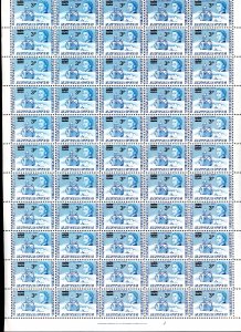 1971 British Antarctic Territory Scott #30 Block of 55 Mint Never Hinged