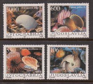 Yugoslavia 1894-1897 Marine Life MNH VF